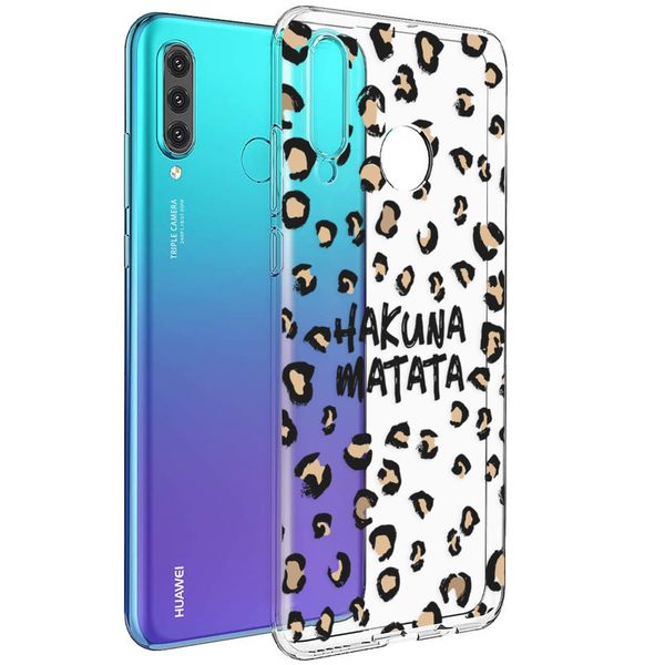 imoshion Design Hülle Huawei P30 Lite - Leopard - Braun / Schwarz