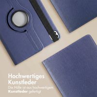 imoshion 360° drehbare Klapphülle Apple iPad Air 11 Zoll (2026) M4 / (2025) M3 / (2024) M2 / Air 5 (2022) / Air 4 (2020) / Pro 11 (2018/2020) - Dunkelblau