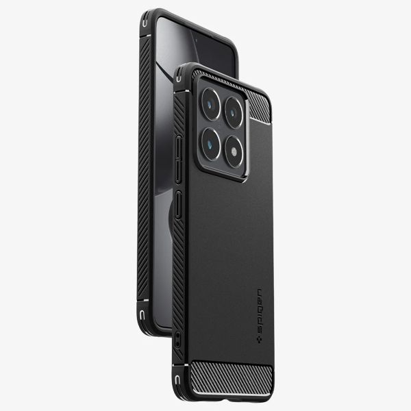 Spigen Rugged Armor Case für das Xiaomi 14T Pro - Matte Black
