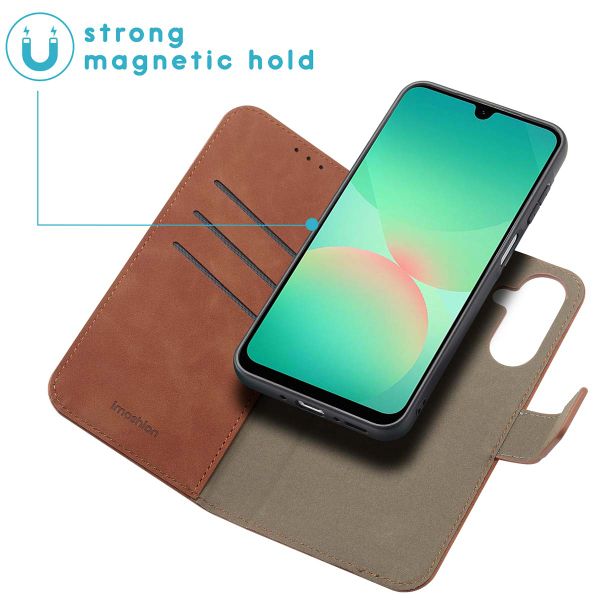 imoshion Entfernbare 2-1 Luxus Klapphülle Samsung Galaxy A26 - Braun