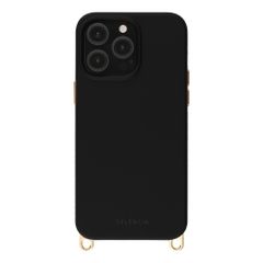 Selencia Rivièra Backcover mit MagSafe mit abnehmbaren Haken Apple iPhone 14 Pro - Velvet Black
