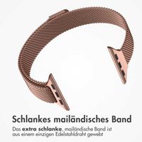 imoshion Mailandisches schlankes Armband für das  Apple Watch Series 1 t/m 9 / SE (38/40/41 mm) | Series 10 / 11 (42 mm) - Vintage Gold
