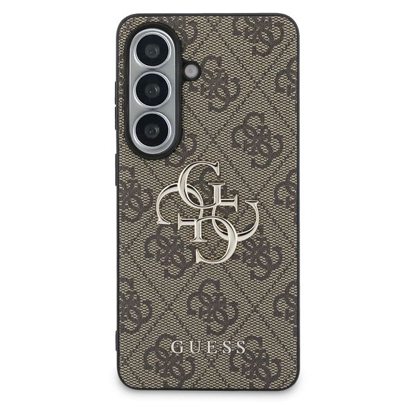 Guess 4G Metal Logo Back Cover Samsung Galaxy S26 - Braun