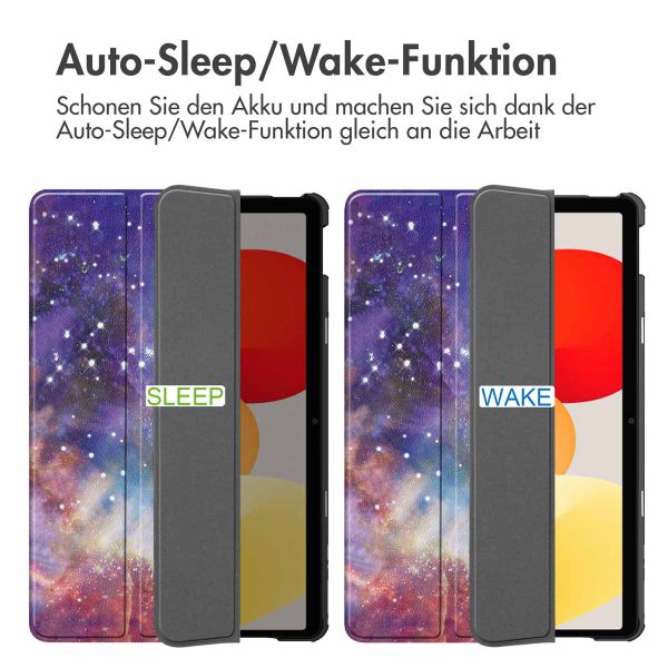 imoshion Design Trifold Klaphülle Xiaomi Redmi Pad SE - Space