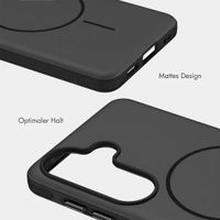 imoshion Color Backcover mit Thin MagSafe Ring Samsung Galaxy S25 / S24 - Schwarz