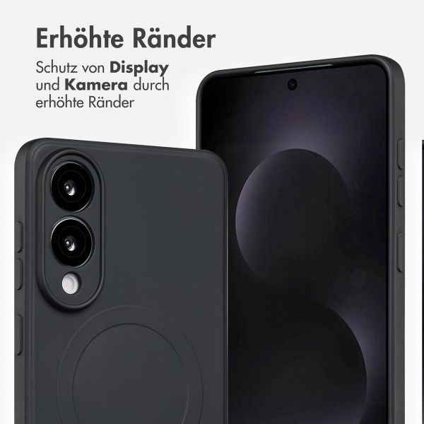 imoshion Color Back Cover mit MagSafe Samsung Galaxy S25 Edge - Schwarz