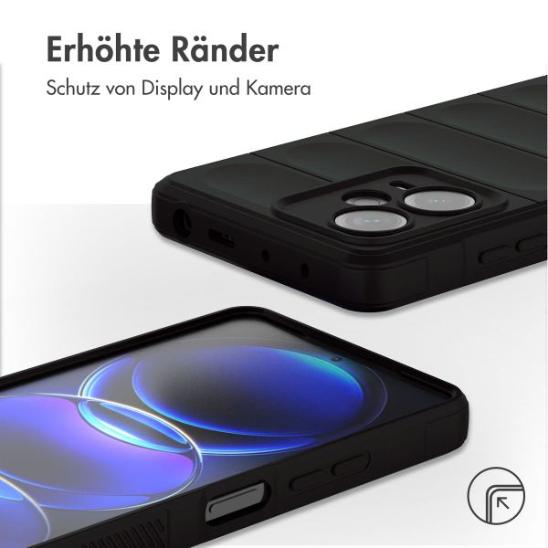 imoshion EasyGrip Backcover für das Xiaomi Redmi Note 12 Pro Plus - Schwarz