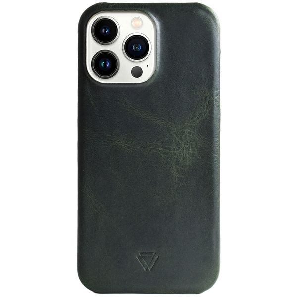 Wachikopa Full Wrap Back Cover für das iPhone 13 Pro - Dark Green