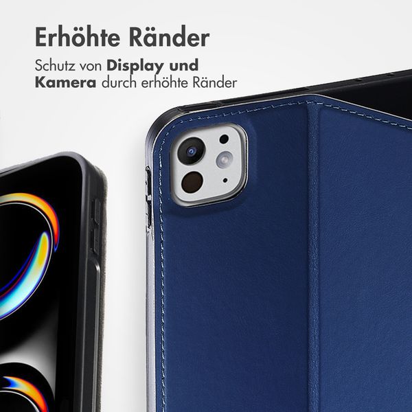 Accezz Classic Klapphülle Apple iPad Pro 13 (2025) M5 / (2024) M4 - Dunkelblau