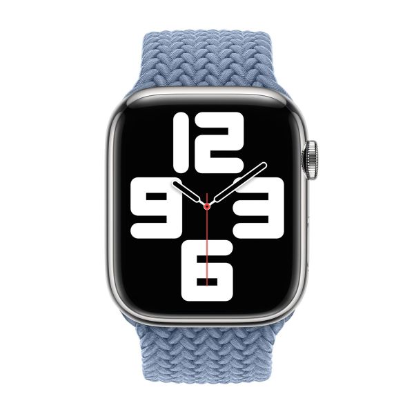 Apple Geflochtenes Solo Loop für das  Apple Watch | 44/45/46/49 mm - Größe 8 - Slate Blue