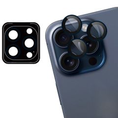 imoshion 2er-Pack Objektivschutz für Kamera für das Apple iPhone 15 Pro / 15 Pro Max - Blue Titanium