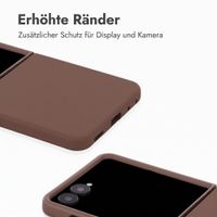 Accezz Liquid Silikoncase Samsung Galaxy Z Flip 8 - New Tea Brown
