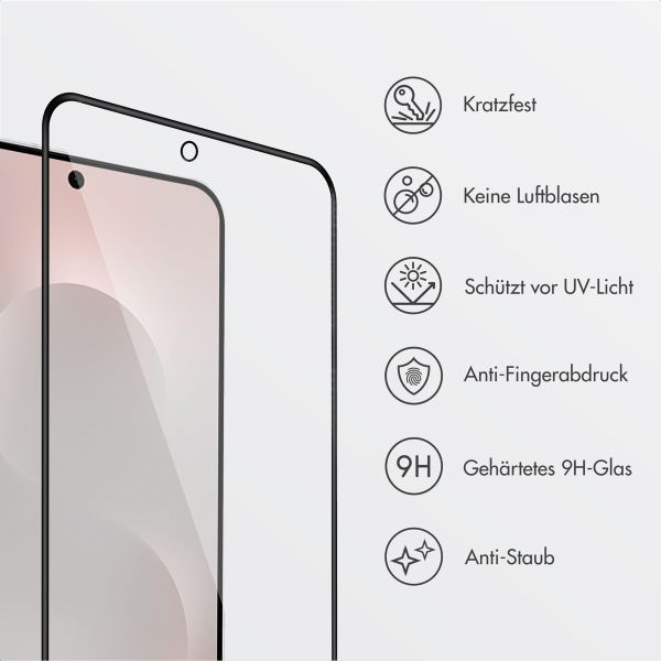 Accezz Gehärteter Glas-Schutz + Applikator Samsung Galaxy S25 Edge