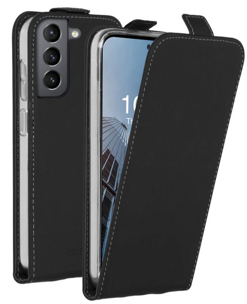 Accezz Flip Case für das Samsung Galaxy S21 FE - Schwarz