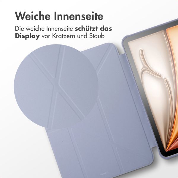 imoshion Origami Klapphülle iPad Air 11 Zoll (2024) M2 - Lavender