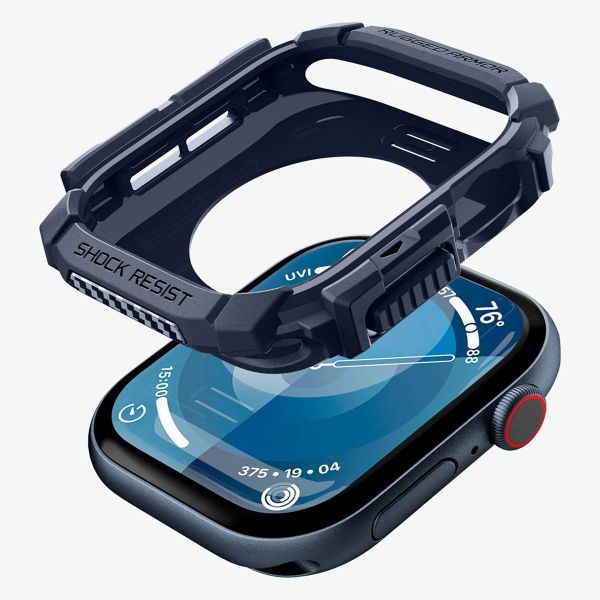 Spigen Rugged Armor™ Hülle für Apple Watch Series 10 / 11 - 42 mm - Navy Blue