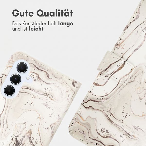 imoshion Design Klapphülle Samsung Galaxy A56 - Sandy Marble