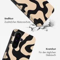 Selencia Vivid Back Cover Samsung Galaxy A37 (5G) - Art Wave Black