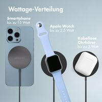 Accezz Wireless Charger USB-C - MagSafe kabelloses Ladegerät - 1 Meter - Schwarz