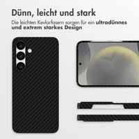 Accezz MagSafe Kevlar Hülle Samsung Galaxy S24 - Schwarz
