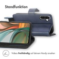 imoshion Luxuriöse Klapphülle Samsung Galaxy A36 - Dunkelblau