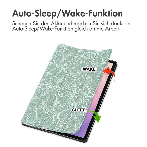 imoshion Design Trifold Klaphülle Samsung Galaxy Tab S11 - Botanica