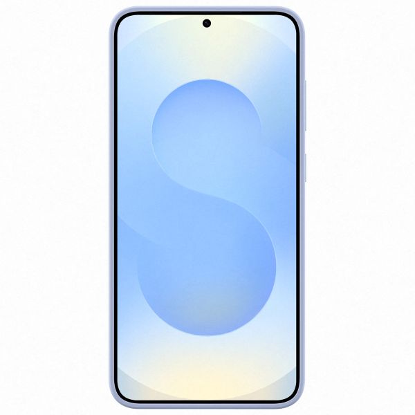 Samsung Original Silikon Cover für das Samsung Galaxy S25 Plus - Hellblau