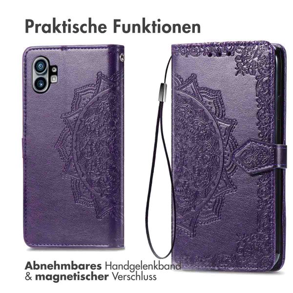 imoshion Mandala Klapphülle für das Nothing Phone (1) - Violett