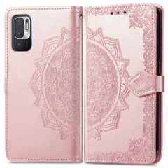 imoshion Mandala Klapphülle Xiaomi Redmi Note 10 (5G) - Rosé gold