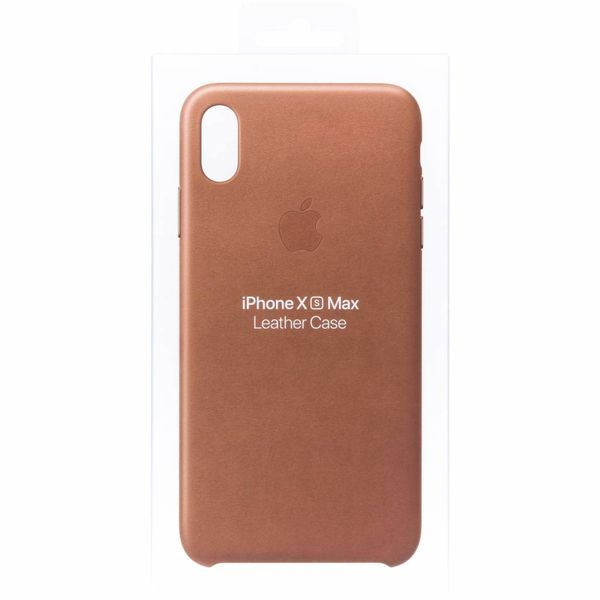 Apple Leder-Case Braun für das Apple iPhone Xs Max