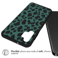 imoshion Design Hülle für das Samsung Galaxy A13 (5G) / A04s - Green Leopard