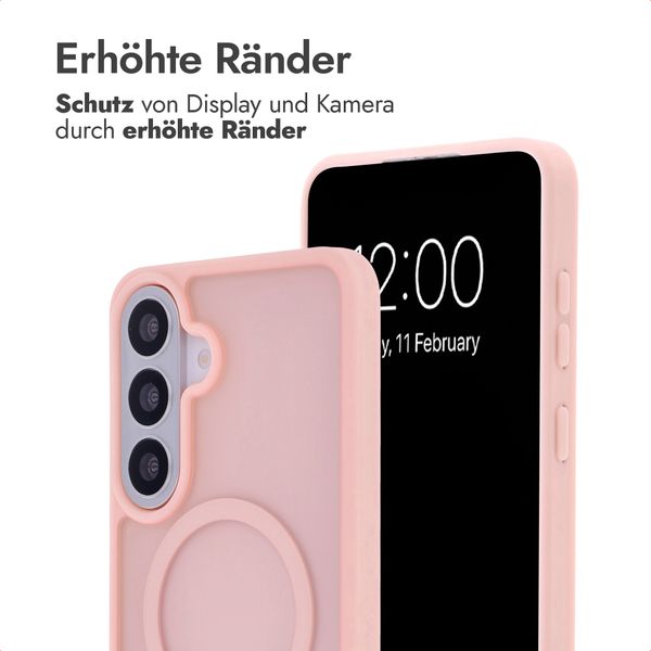 imoshion Color Guard Back Cover mit MagSafe Samsung Galaxy S26 FE / S25 FE - Hellrosa