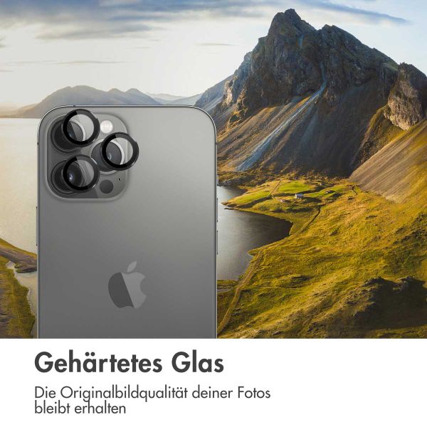 imoshion ﻿2er-Pack Objektivschutz für Kamera für das Apple iPhone 13 Pro / 13 Pro Max - Schwarz