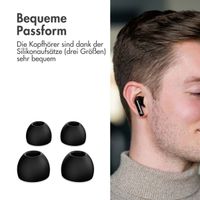 imoshion Aura Pro Kabellose In-Ear-Kopfhörer - Aktive Geräuschunterdrückung (ANC) - Schwarz