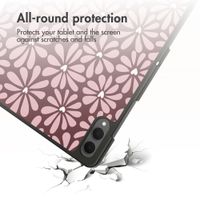 imoshion Design Trifold Klaphülle Samsung Galaxy Tab S11 Ultra - Bloom Love Blush