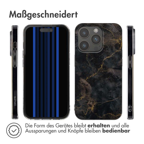 imoshion Design Hülle für das iPhone 15 Pro - Black Marble