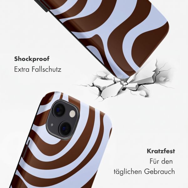 Selencia Vivid Back Cover Apple iPhone 13 / 13 Pro - Dream Swirl Chocolate
