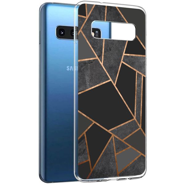 imoshion Design Hülle Samsung Galaxy S10 - Black Graphic