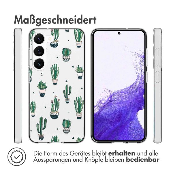 imoshion Design Hülle für das Samsung Galaxy S23 - Allover Cactus