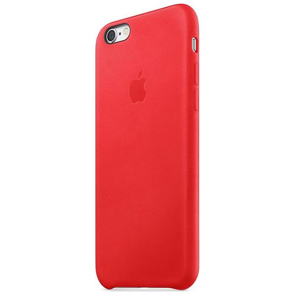 Apple Leder-Case Rot für das Apple iPhone 6 / 6s