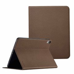 Selencia Riva Klapphülle Apple iPad Air 11 Zoll (2025) M3 / (2024) M2 / Air 5 (2022) / Air 4 (2020) - Mocha Brown