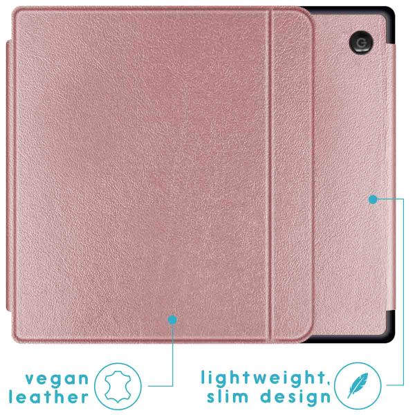 imoshion Slim Hard Case Sleepcover mit Stand für das Kobo Sage / Tolino Epos 3 - Rose Gold