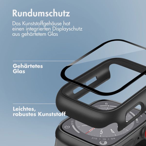 imoshion Full Cover Hard Case Apple Watch 7 / 8 / 9 - 45 mm - Schwarz