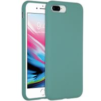 Accezz Liquid Silikoncase iPhone 8 Plus / 7 Plus - Dunkelgrün