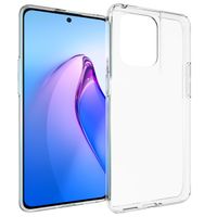 Accezz TPU Clear Cover für das Oppo Reno 8 Pro 5G - Transparent