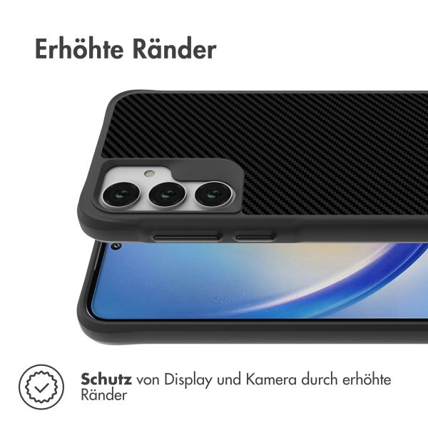 imoshion Rugged Hybrid Carbon Case Samsung Galaxy A35 - Schwarz