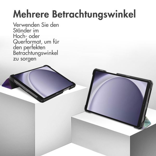imoshion Design Trifold Klaphülle Samsung Galaxy Tab A11 / A9 8.7 Zoll - Space