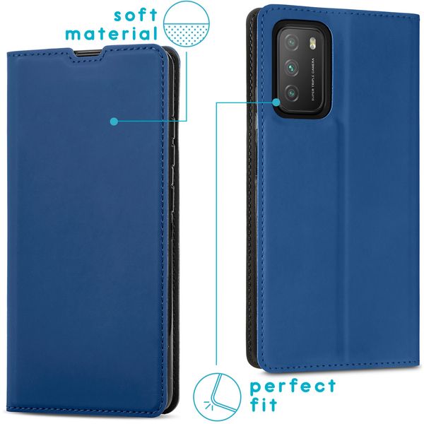 imoshion Slim Folio Klapphülle Xiaomi Poco M3 - Dunkelblau