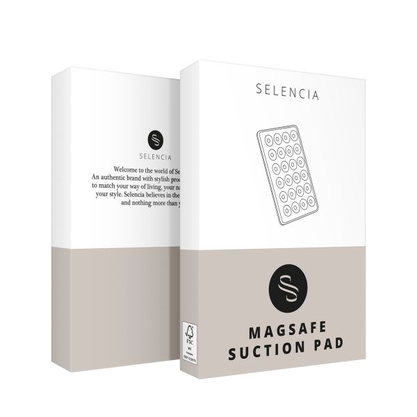 Selencia MagSafe-Saugnapf-Handyhalterung - Warm Grey