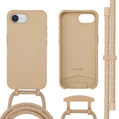 imoshion Color Backcover mit abnehmbarem Handykette und MagSafe Apple iPhone 16e - Nude